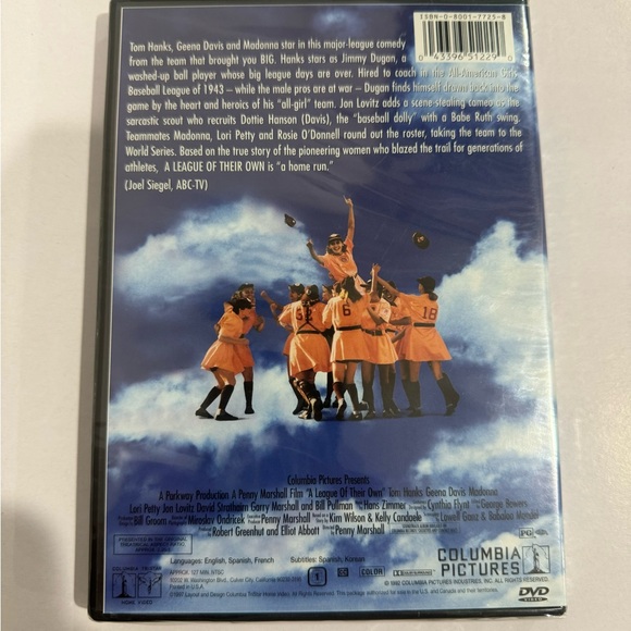 (NEW SEALED) A LEAGUE OF THEIR OWN. DELUXE WIDESCREEN PRESENTATION DVD - Picture 2 of 2